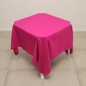 TOALHA DE MESA ROSA PINK QUADRADA 1.50MTS