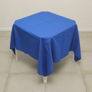 TOALHA DE MESA AZUL ROYAL QUADRADA 1.50MTS