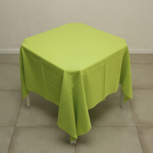 TOALHA DE MESA MAÇÃ VERDE QUADRADA 1.50MTS