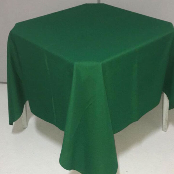 TOALHA DE MESA VERDE QUADRADA 1.50MTS